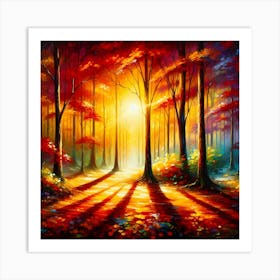 Autumn Forest 6 Art Print