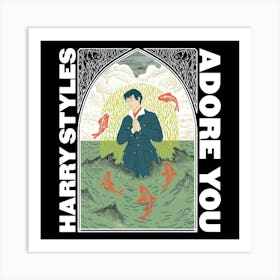 Harry Styles Adore You Art Print