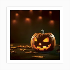 Halloween Pumpkin Art Print