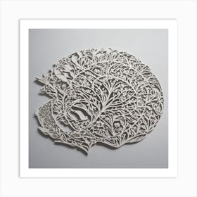 Paper Cut Art Art Print