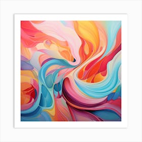 Flowing Art Print