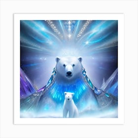 Polar Bears Art Print