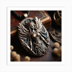 Angel Necklace Art Print