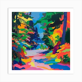 Abstract Park Collection Stanley Park Vancouver Canada 3 Art Print