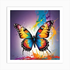 Colorful Butterfly 70 Art Print