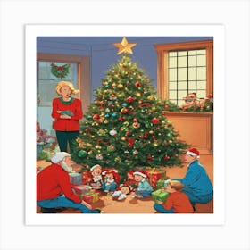 Christmas Tree Art Print