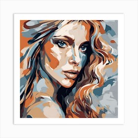 Portrait Of A Woman Art Print