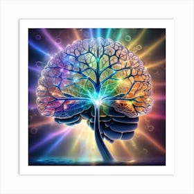 Human Brain 102 Art Print