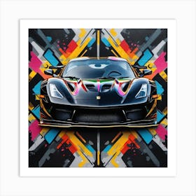 Ferrari Sports Car Art Print
