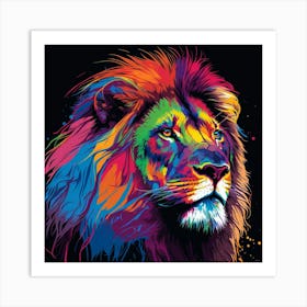 Digital Lion 7668121 1280 Art Print