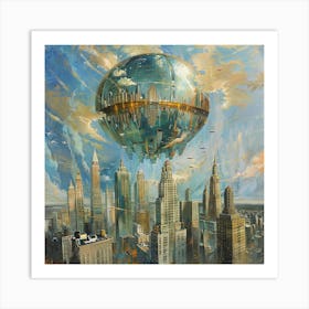 'Cosmic City' Art Print