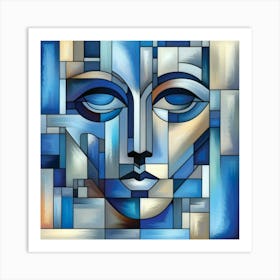 Face Of A Woman Art Print