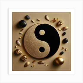 Yin Yang Symbol 20 Art Print