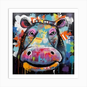 Hippo 5 Art Print