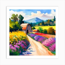 Country Road 1 Art Print