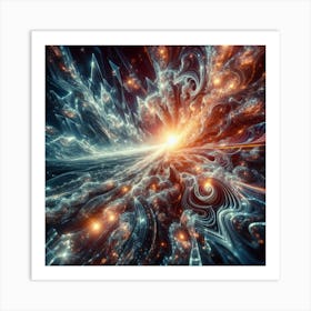 Fractal Explosion Art Print