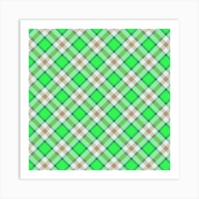 Plaid Pattern 47 Art Print