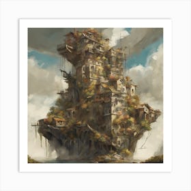 Fantasy City 1 Art Print