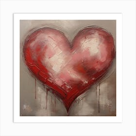 Love, heart, Valentine's Day 6 Art Print