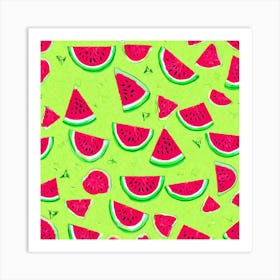 Watermelon Wallpaper Art Print