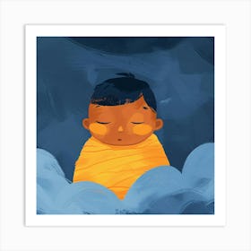 Child In The Clouds Art Print