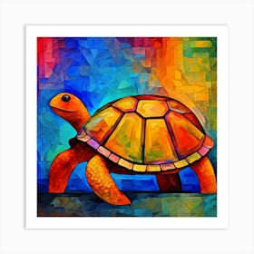 Maraclemente Turtle Painting Style Of Paul Klee Seamless Art Print