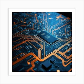 Circuit Board 56 Art Print