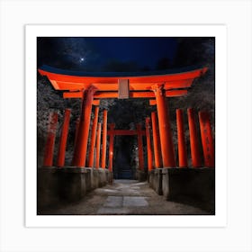 Fushigi Tori Gate Art Print