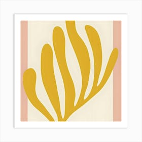 Coral Leaf Art Print