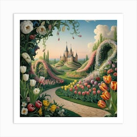 Tulip Garden 13 Art Print