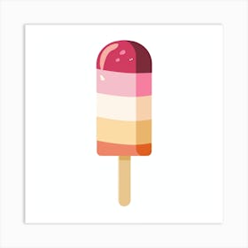 Ice Cream Popsicle Art Print