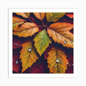 Autumn Leaves 8 Art Print