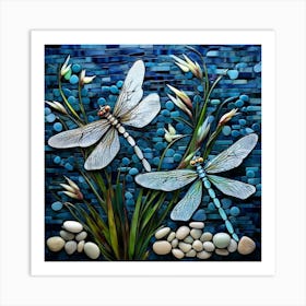 Dragonflies 55 Art Print