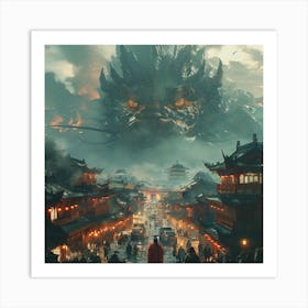 The great Dragon 2 Art Print