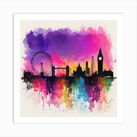 London Skyline Art Print