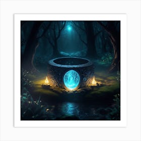 Ring In The Forest Art Print