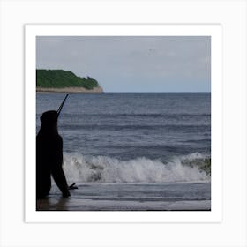 Bear On The Beach Art Print