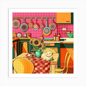 Kitchen Interior Art Print