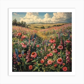 Wildflowers 1 Art Print