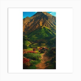 House In The Mountains 1 Art Print