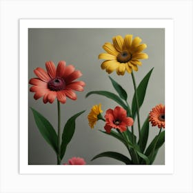 Gerberas Art Print