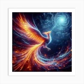 Digital Phoenix12 Art Print