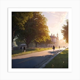 The Long Road Art Print