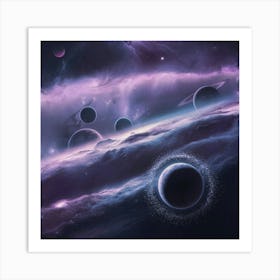 Galaxy Wallpaper Art Print