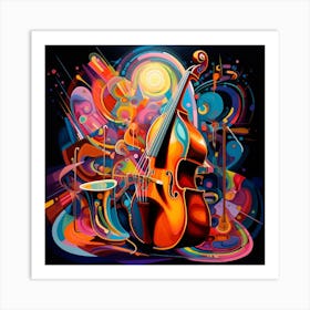 Jazz Music 4 Art Print