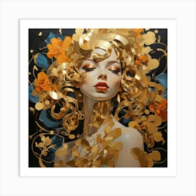 A beautiful woman Art Print