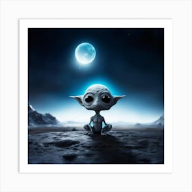 Baby Yoda Art Print