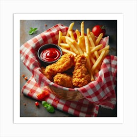 Chicken Nuggets 4 Art Print