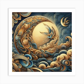 Bird In The Sky Art Print