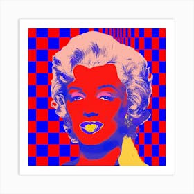 MARILYN R Art Print